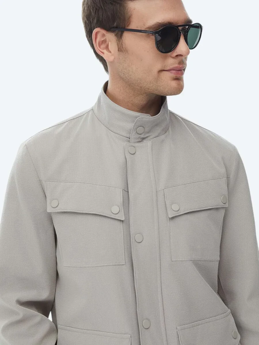Mink Regular Fit Blazer - 4