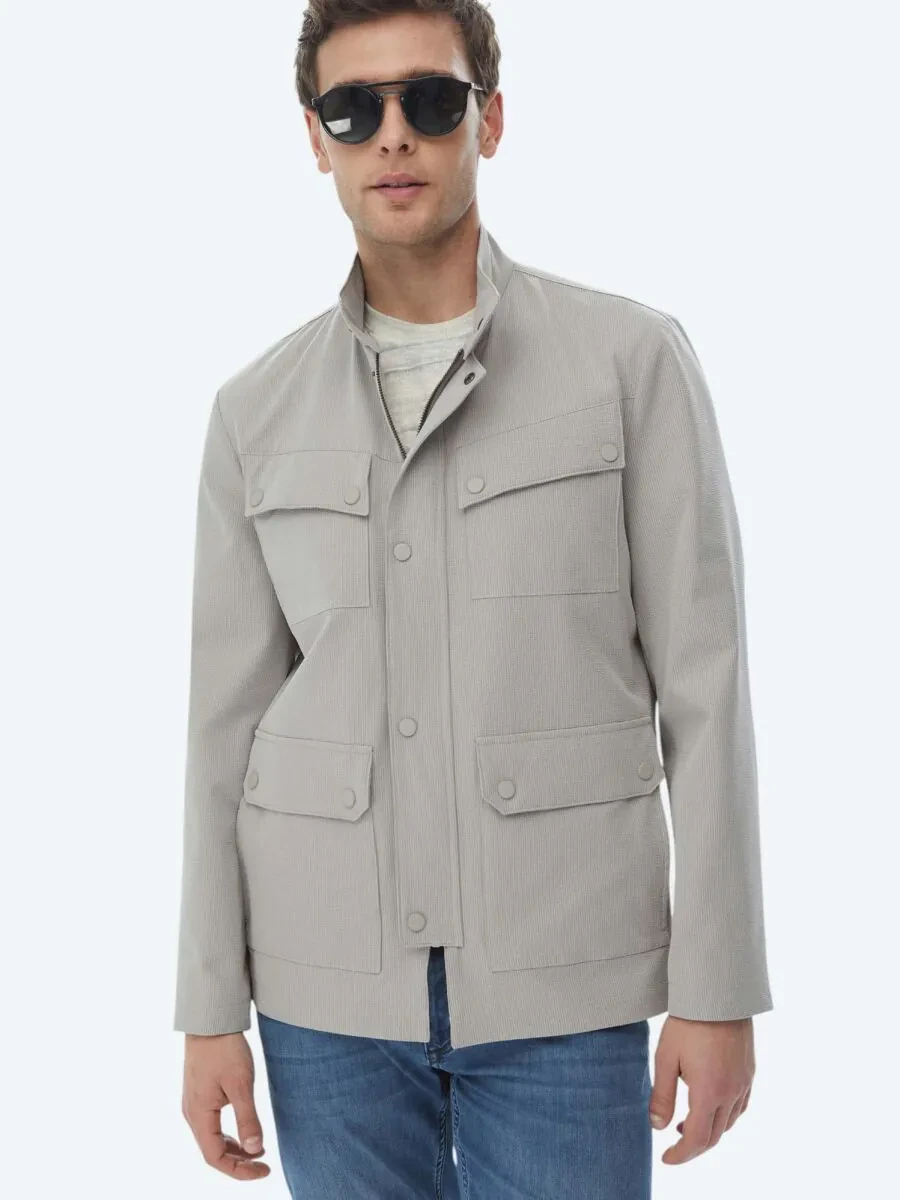Mink Regular Fit Blazer - 5