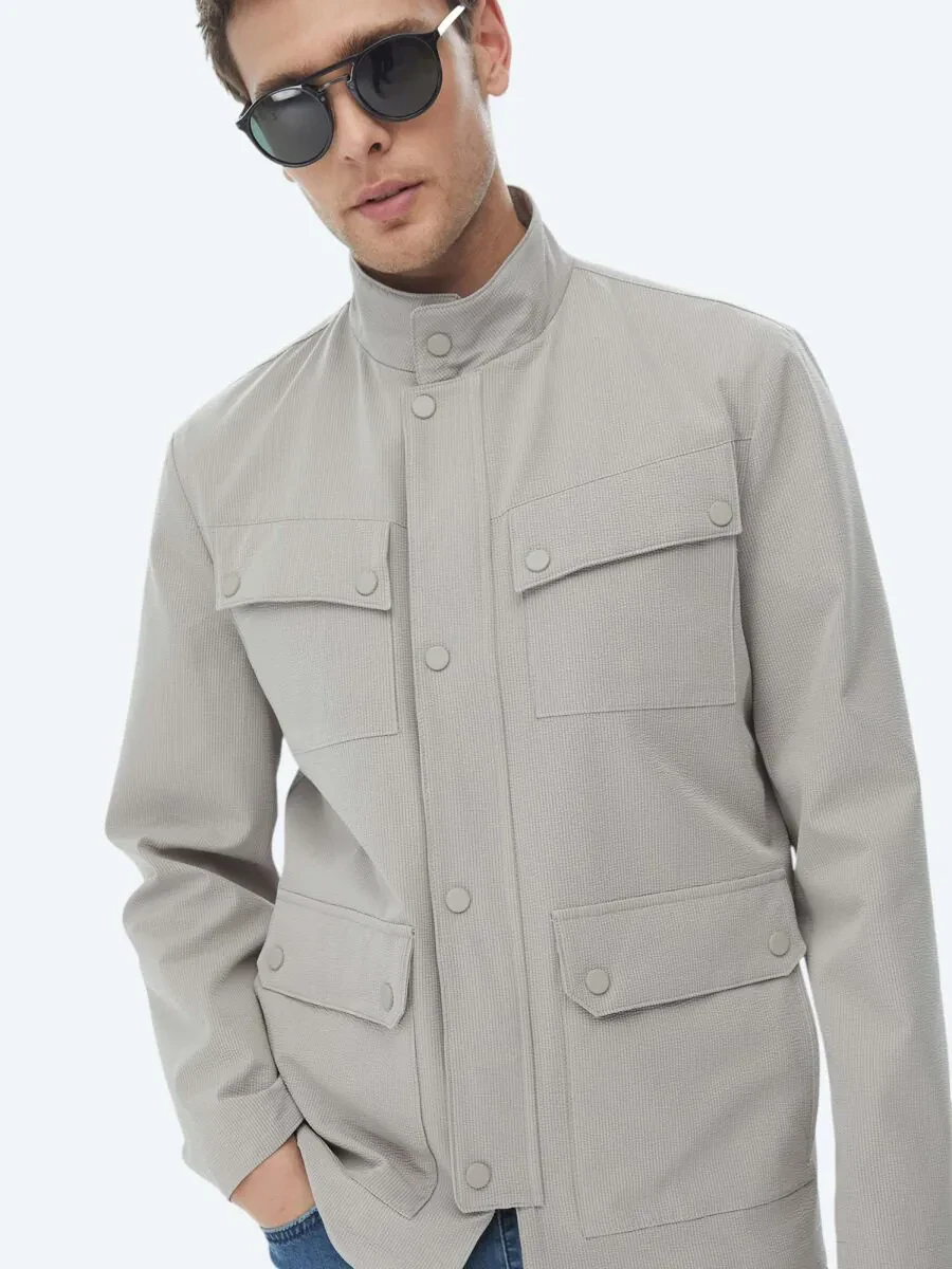 Mink Regular Fit Blazer - 11
