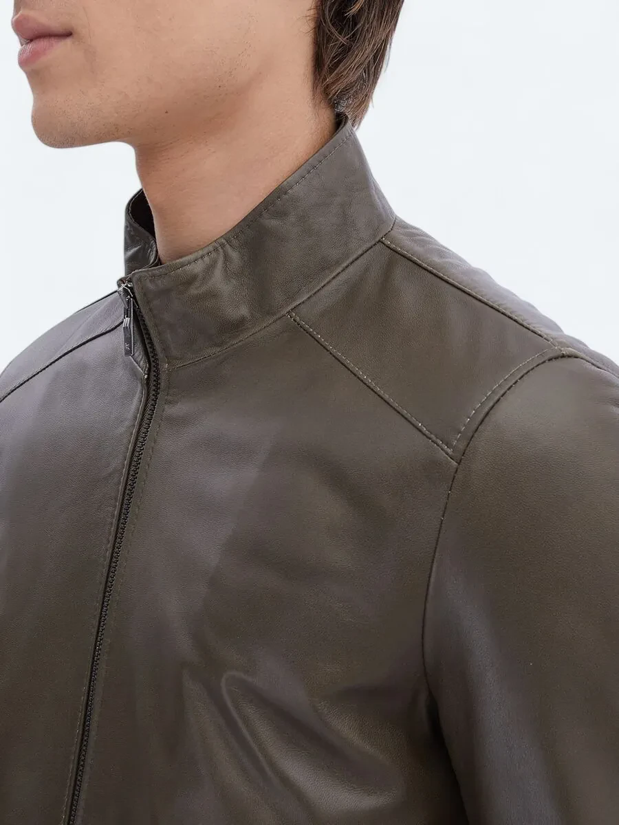 Mink Sheep Leather Leather Coat - 6
