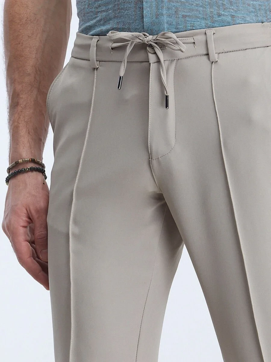 Mink Weaving Jogging Fit Casual Trousers - 3