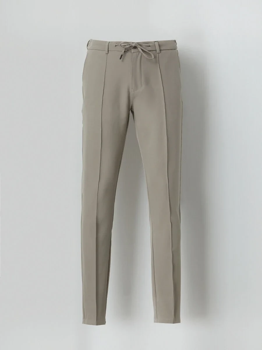 Mink Weaving Jogging Fit Casual Trousers - 5