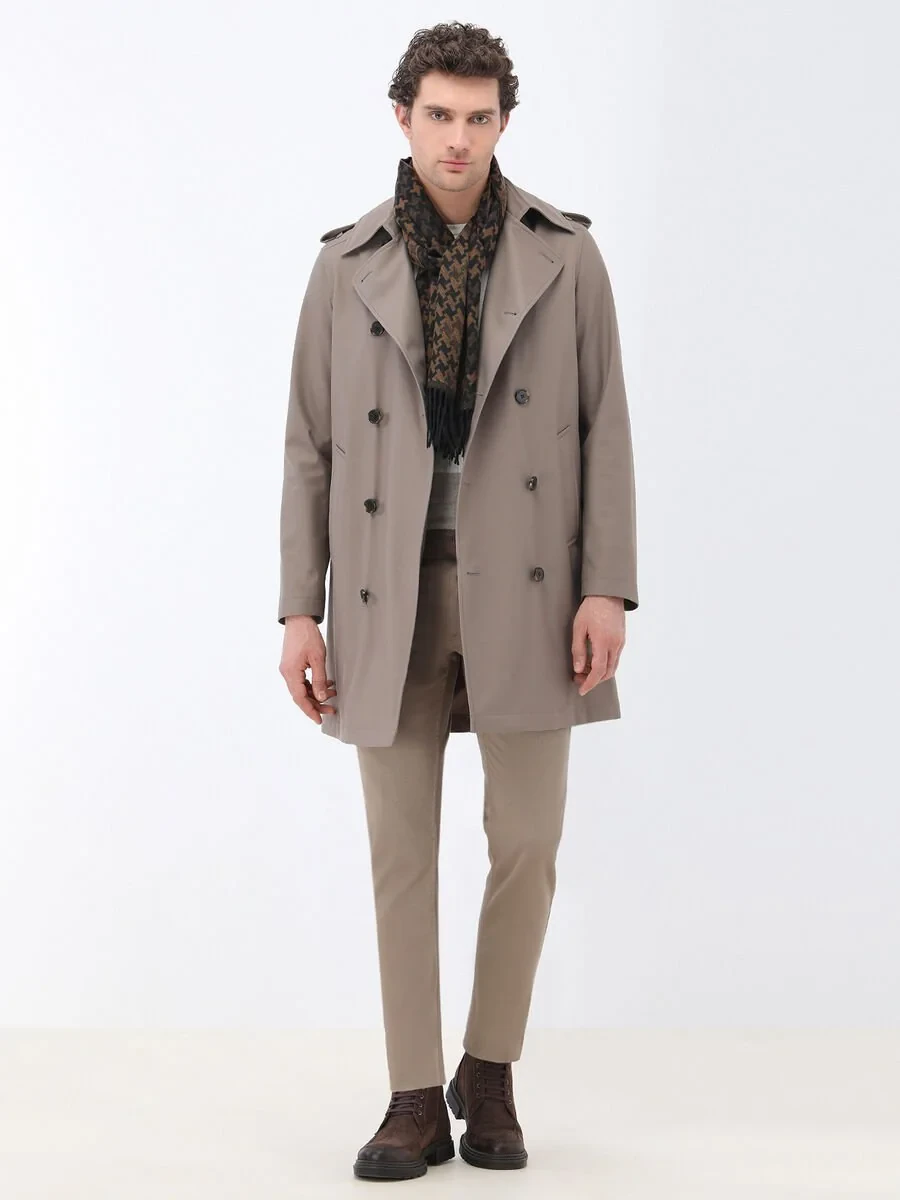 Mink Weaving Rain Coat - 3