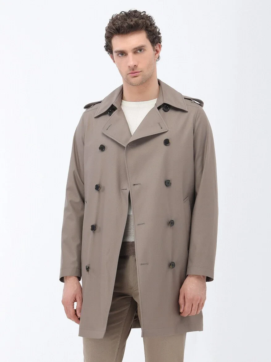Mink Weaving Rain Coat - 4