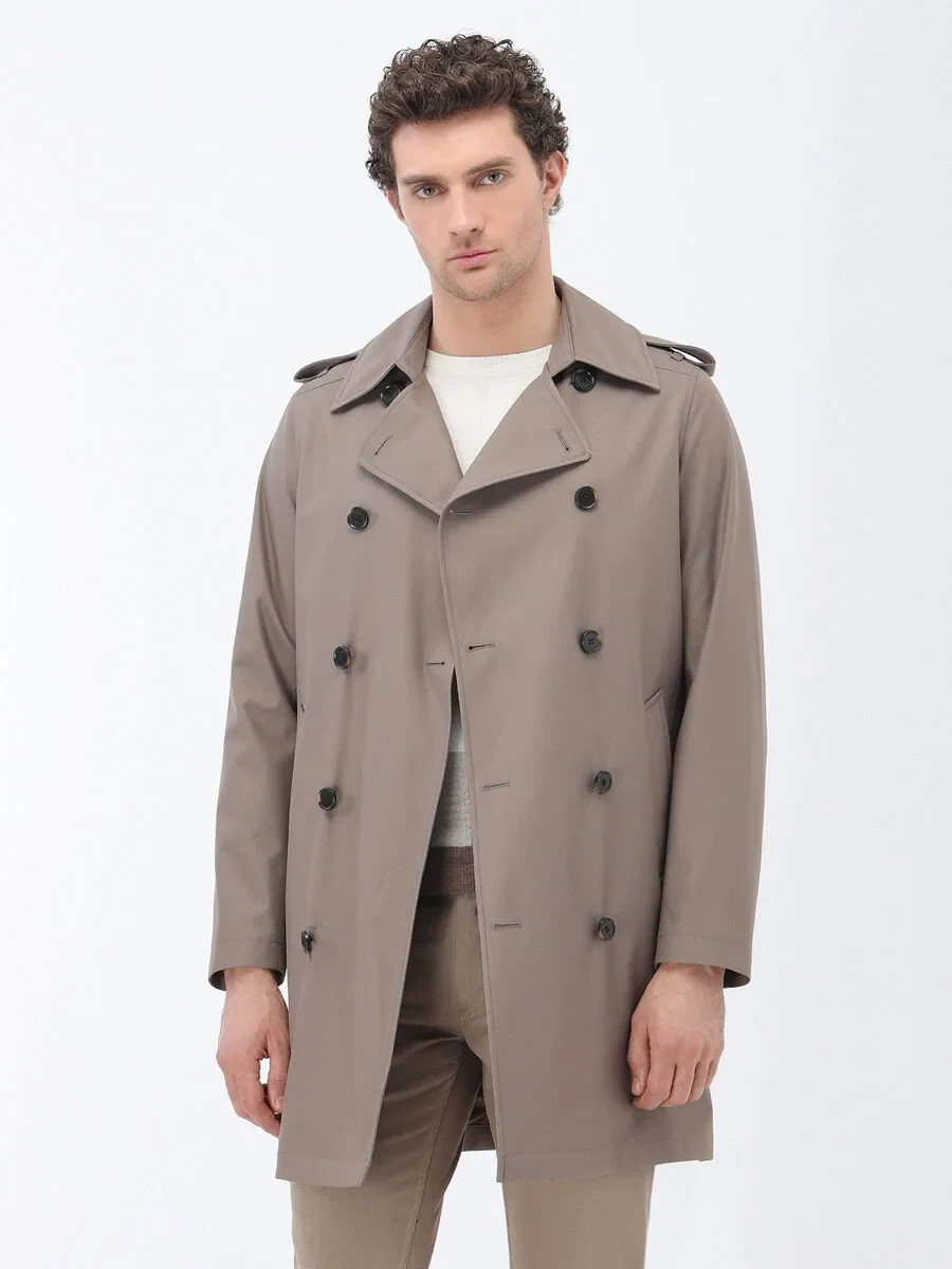 Mink Weaving Rain Coat - 4