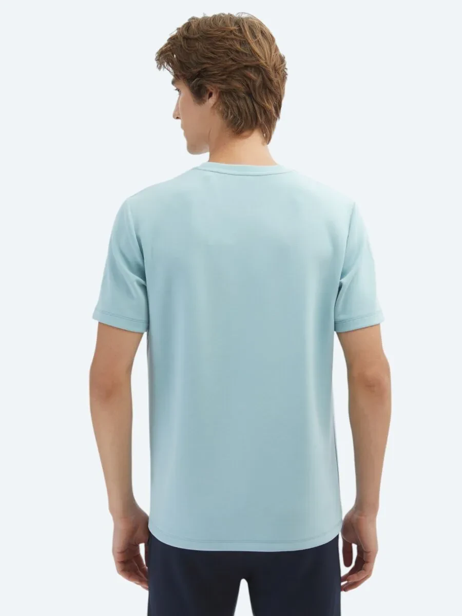 Mint Plain Crew Neck T-Shirt - 5