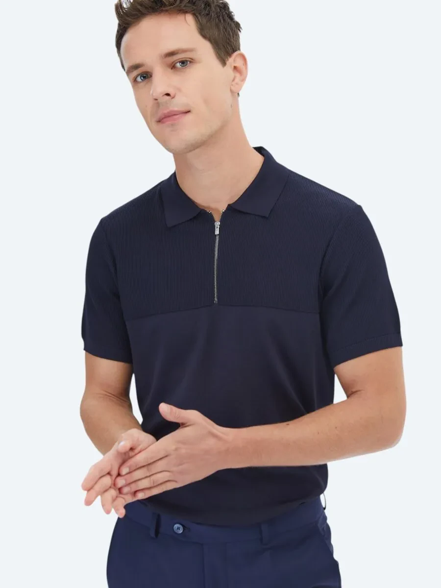 Navy Blue Knitwear - 3