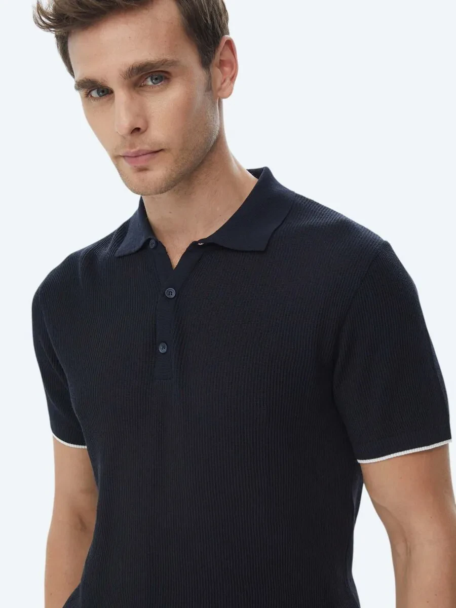 Navy Blue Knitwear - 2