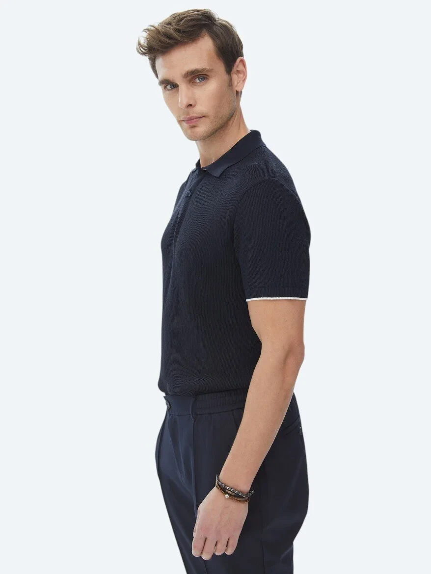 Navy Blue Knitwear 