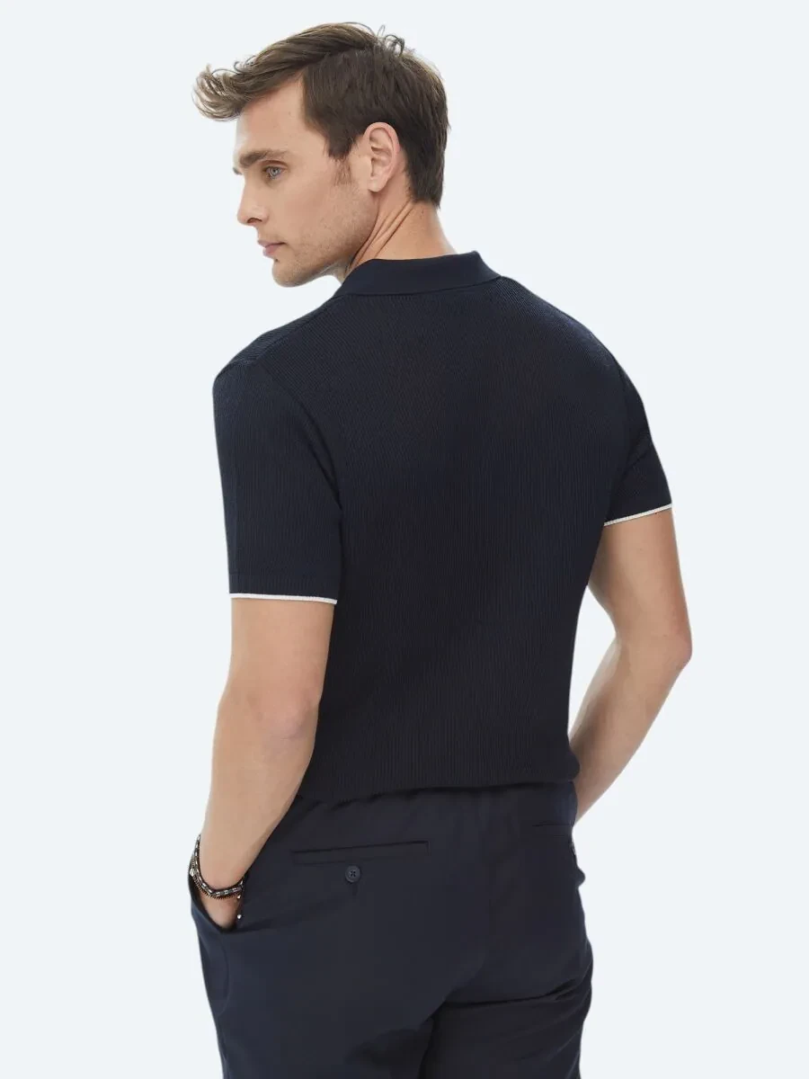 Navy Blue Knitwear - 6