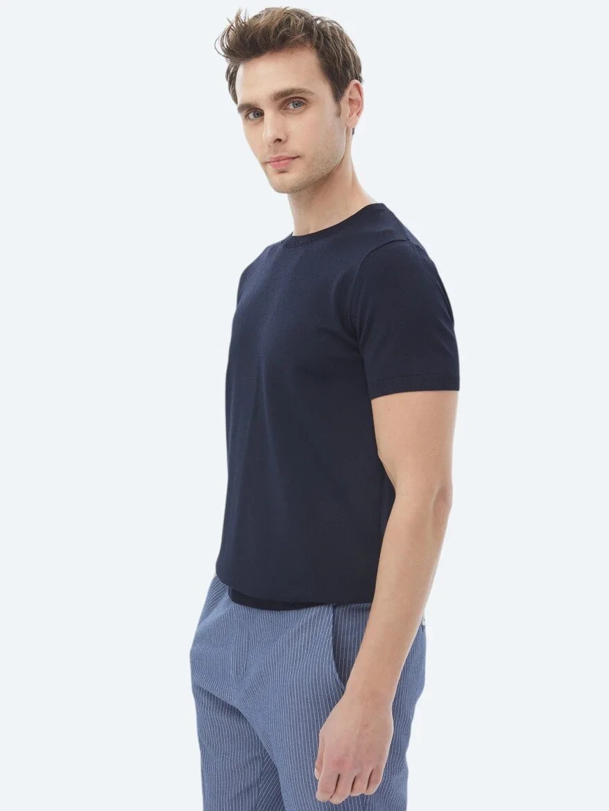 Navy Blue Knitwear 