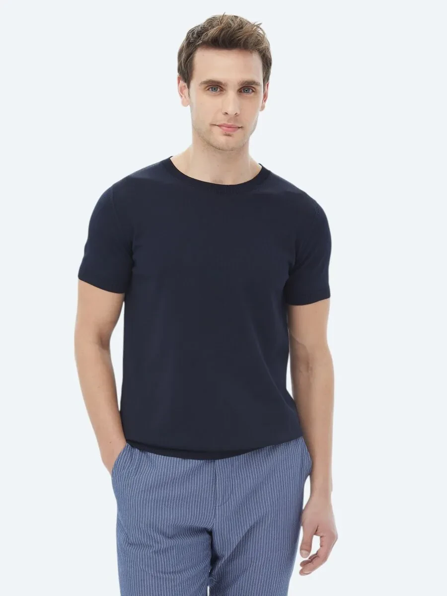 Navy Blue Knitwear - 7