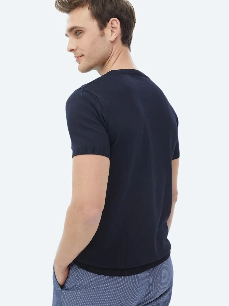 Navy Blue Knitwear - 8