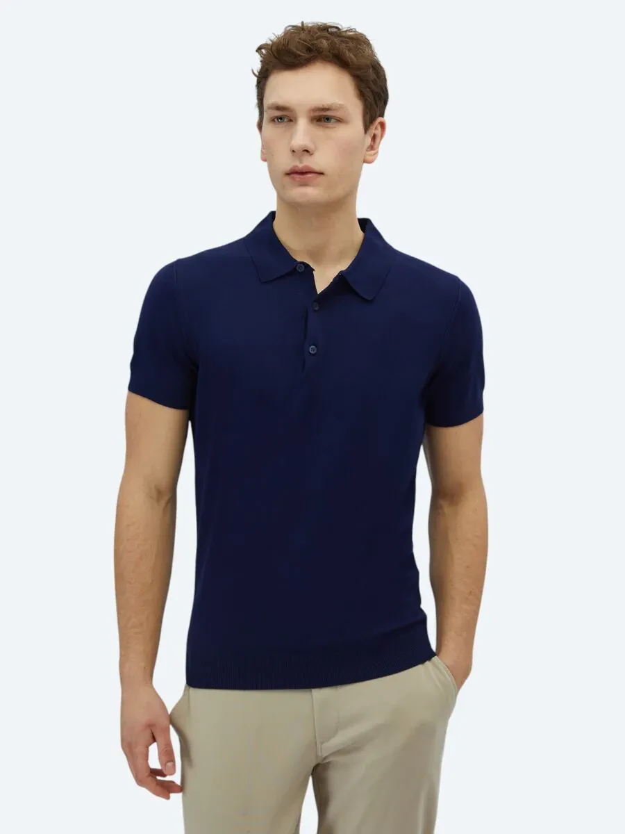 Navy Blue Knitwear - 1
