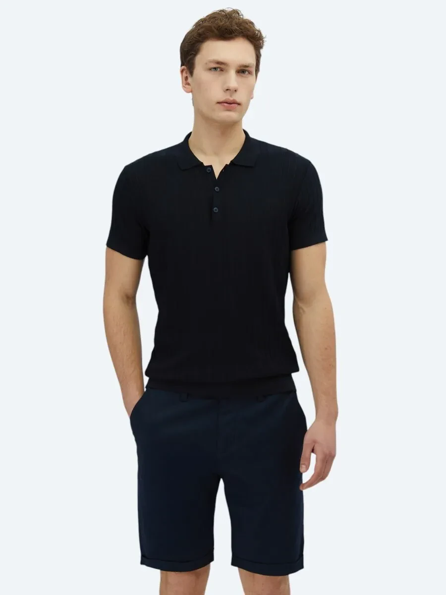 Navy Blue Knitwear - 1