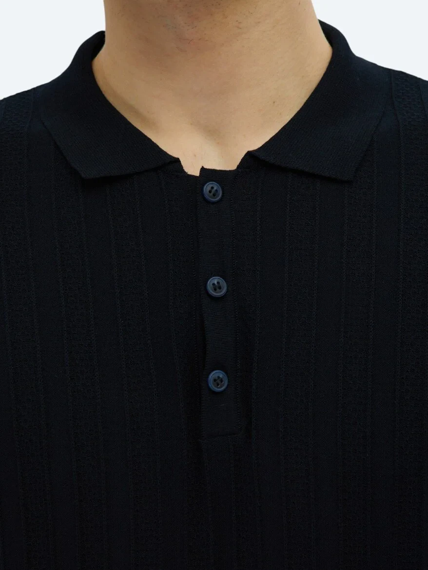 Navy Blue Knitwear 