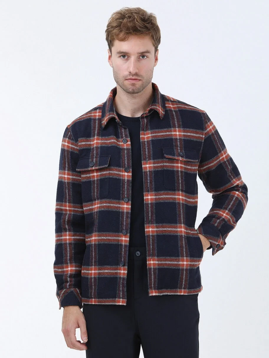 Navy Blue Overshirt - 2
