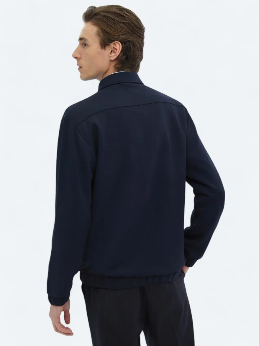 Navy Blue Overshirt - 9