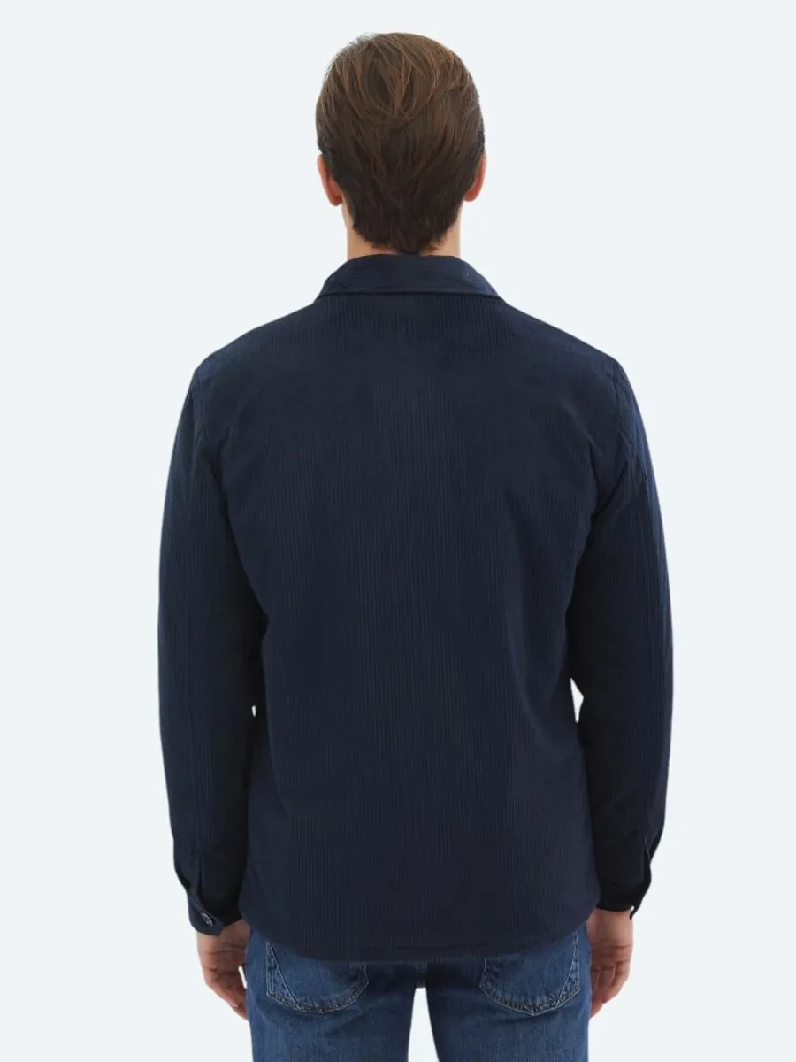 Navy Blue Overshirt - 6