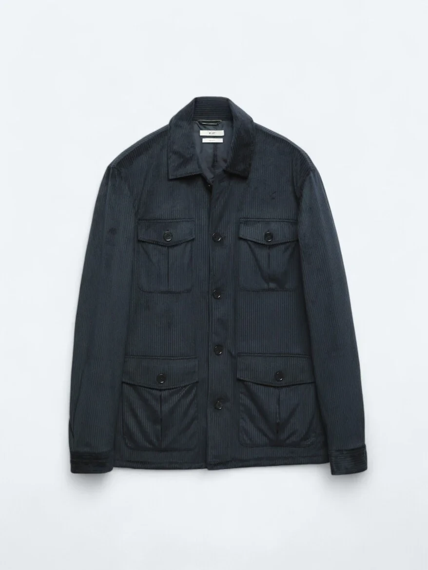 Navy Blue Overshirt - 7