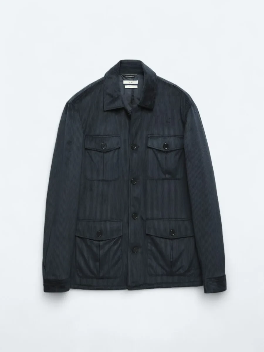 Navy Blue Overshirt - 7
