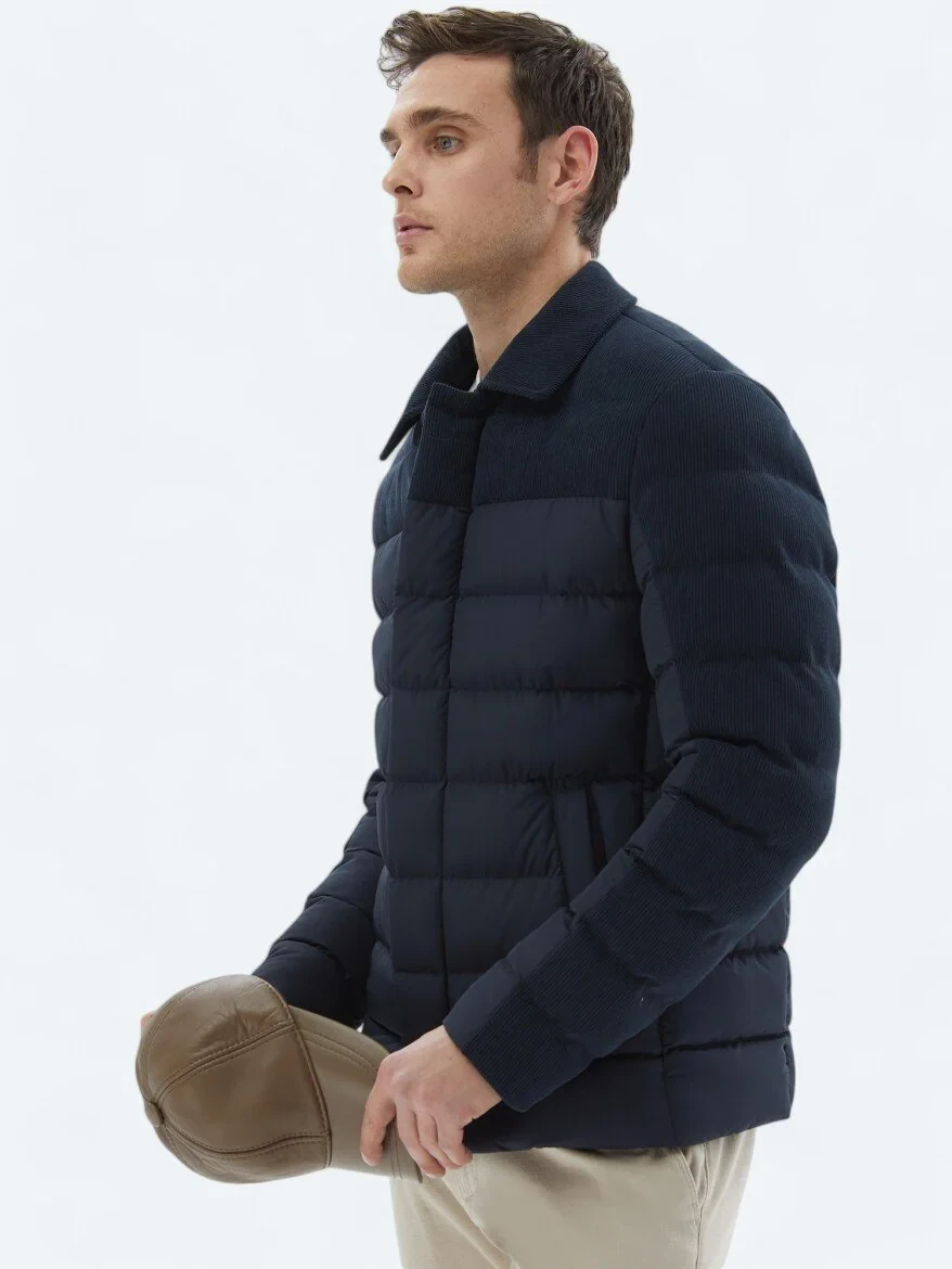 Navy Blue Regular Fit Blazer - 1