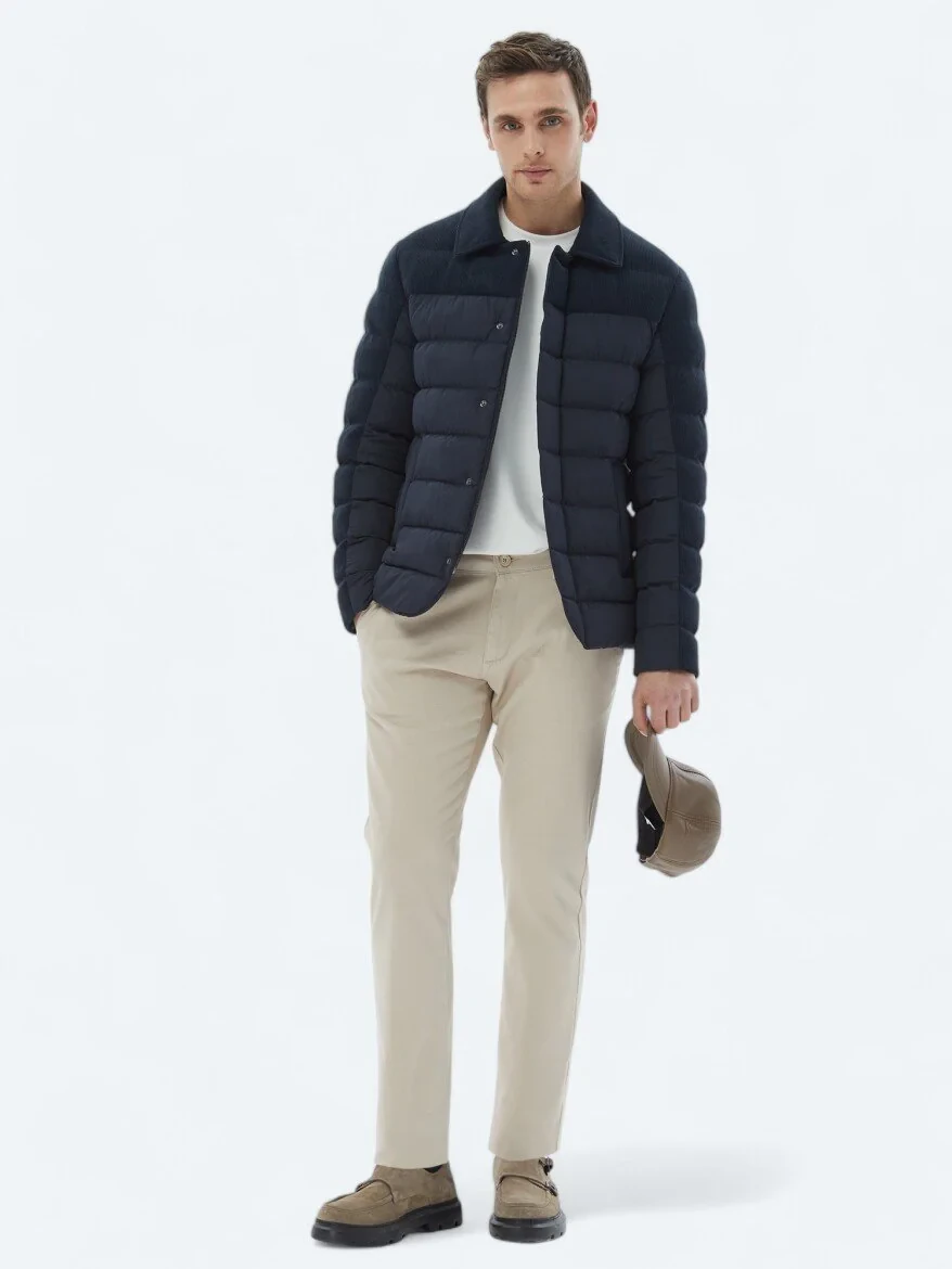 Navy Blue Regular Fit Blazer - 2