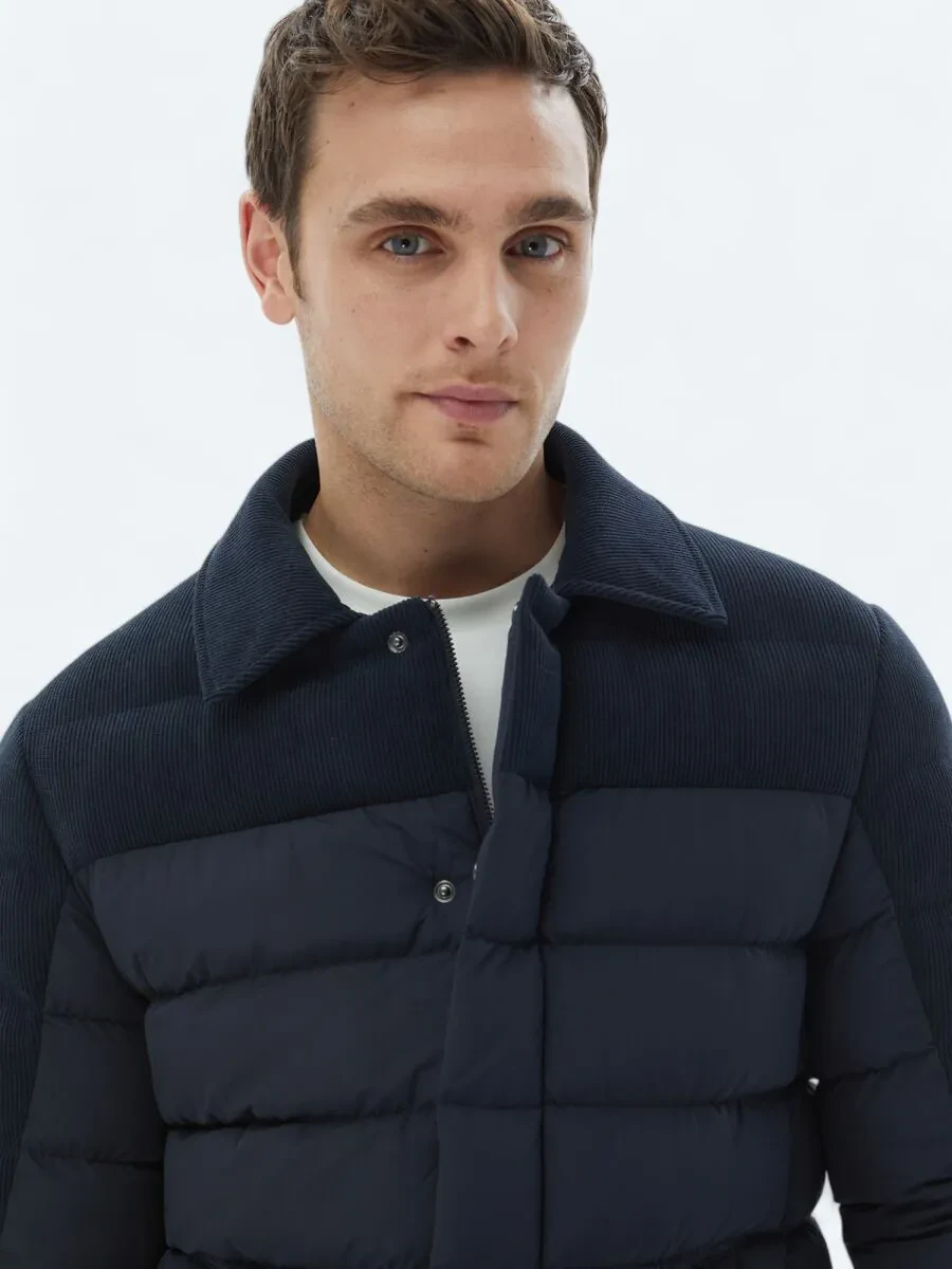 Navy Blue Regular Fit Blazer - 5