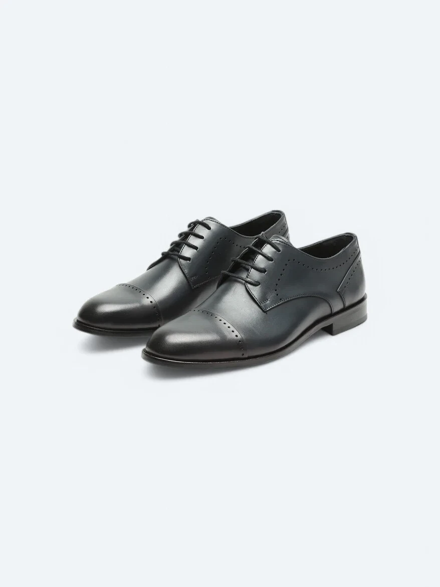 Navy Blue Shoes - 2