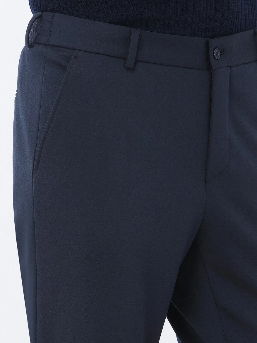 Navy Blue Slim Fit Suit - 6