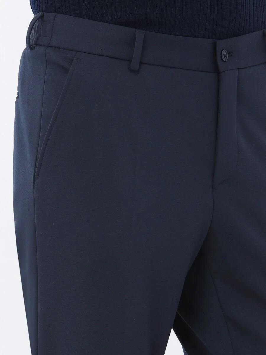 Navy Blue Slim Fit Suit - 6