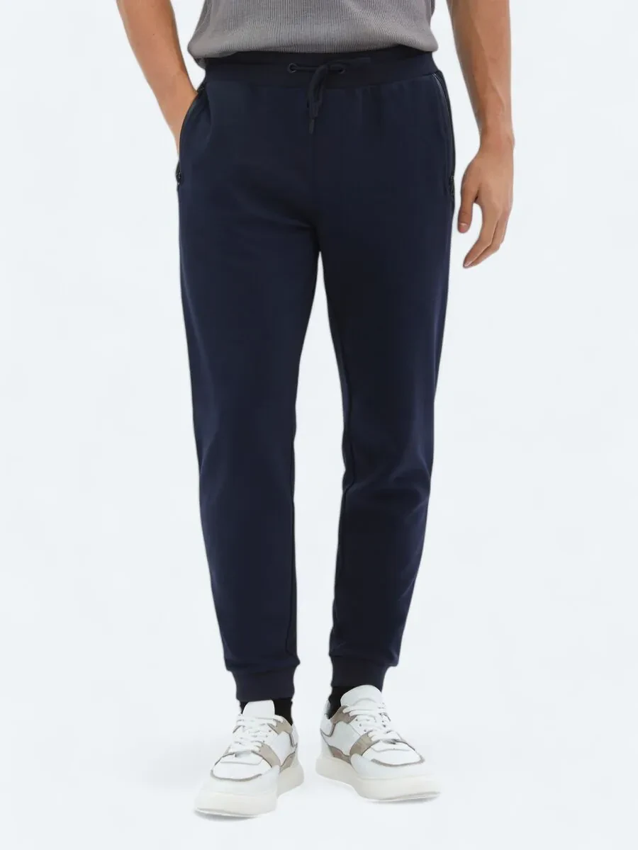 Navy Blue Sweat Pants - 3