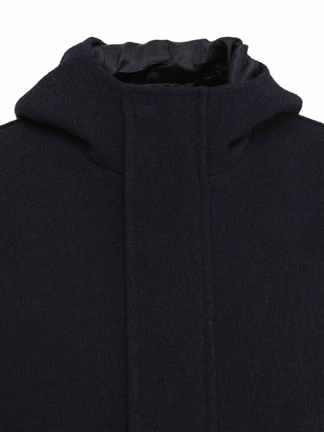 Navy Blue Weaving Coat - 2