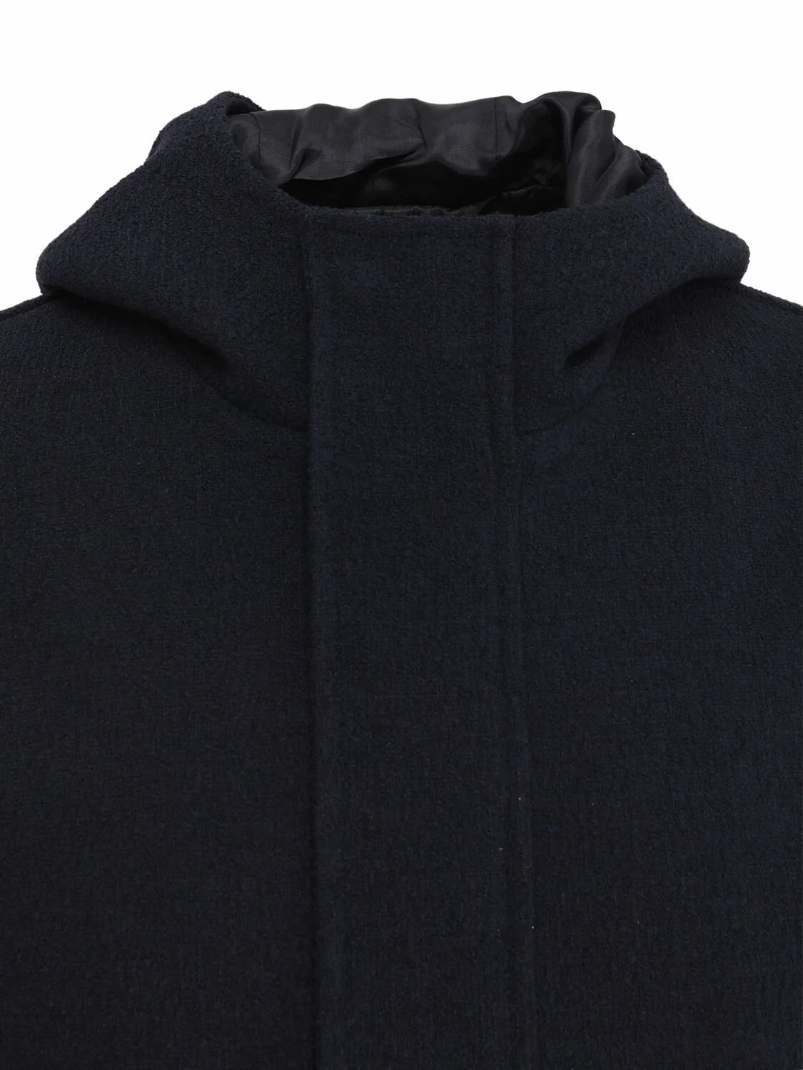 Navy Blue Weaving Coat - 2