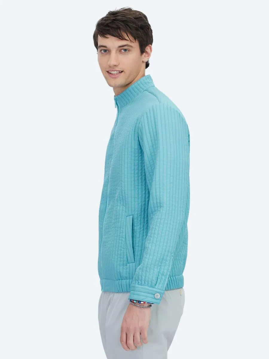 Nile Green Weaving Coat - 3