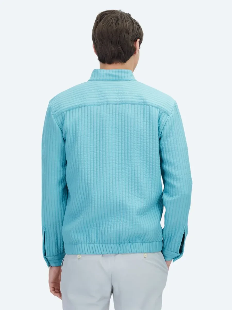 Nile Green Weaving Coat - 5