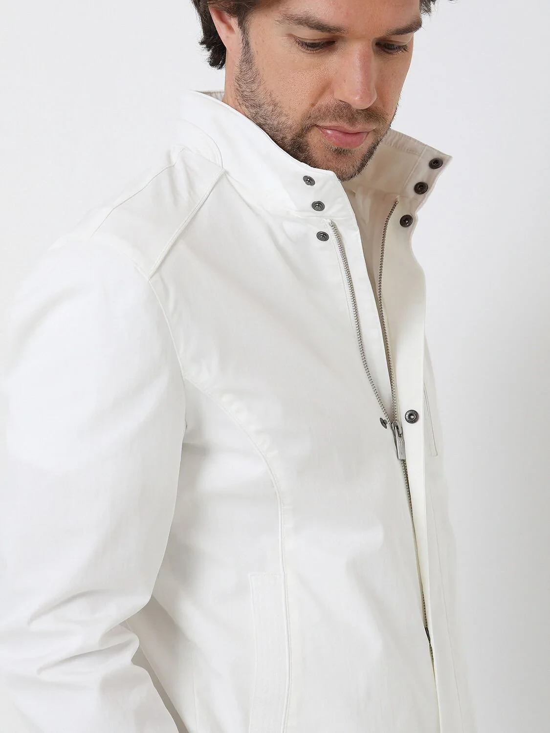 Off White Weaving Coat - 2