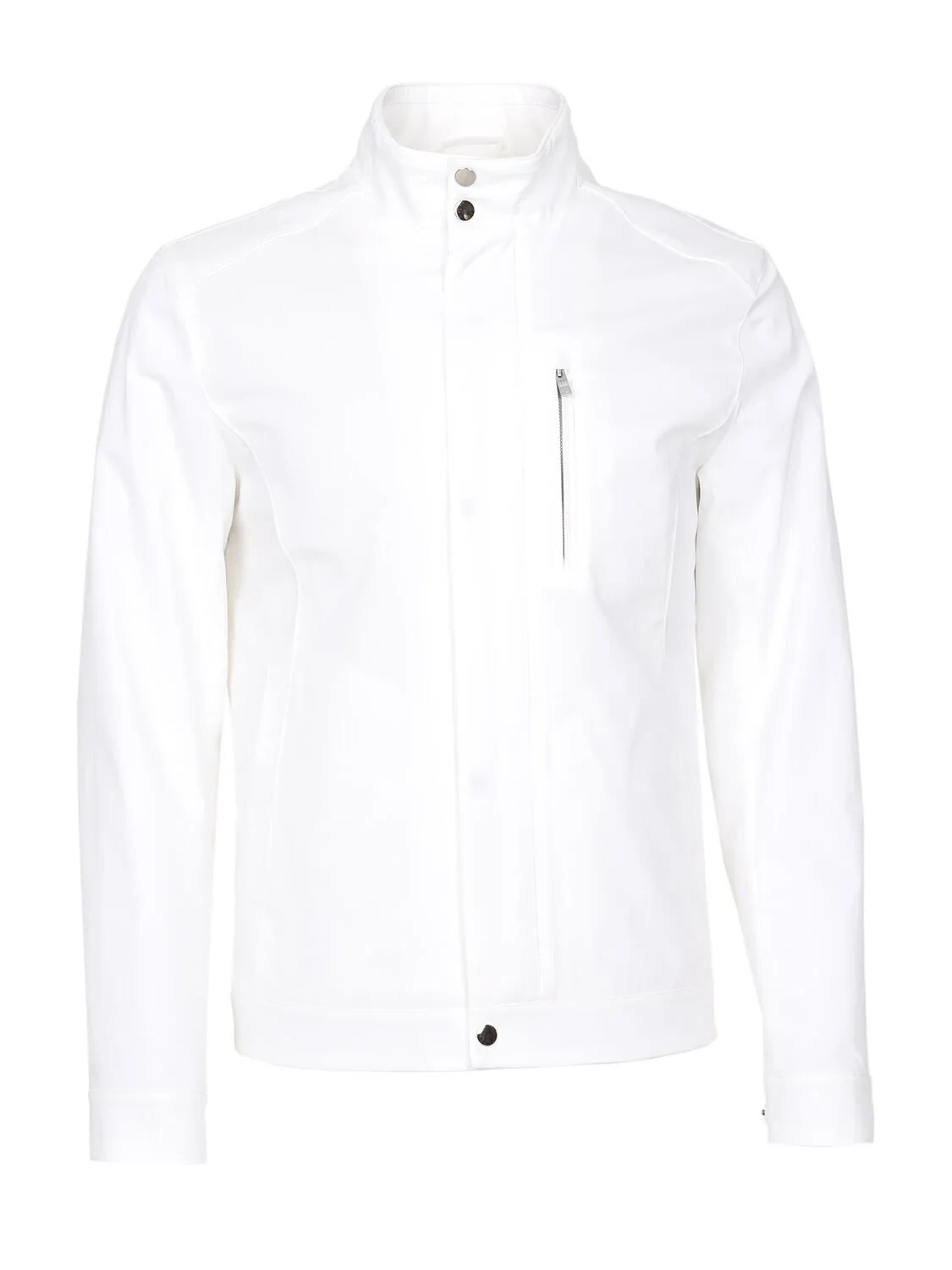 Off White Weaving Coat - 8