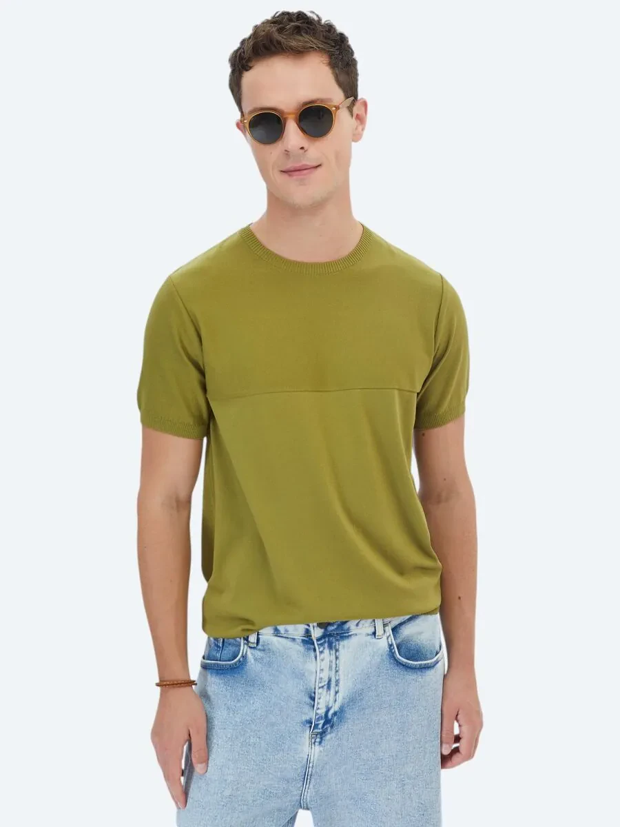 Oil Green Knitwear - 1