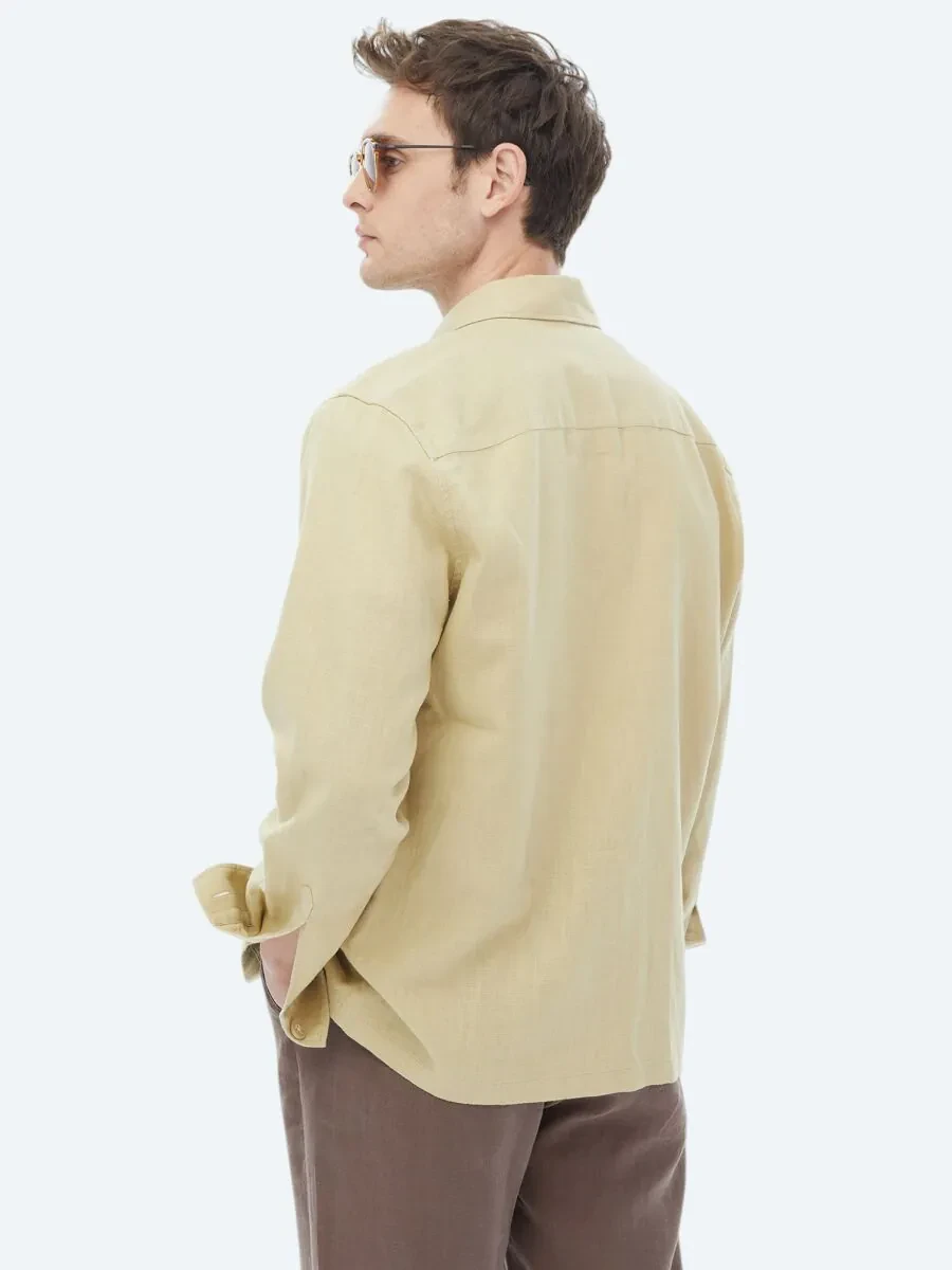 Oil Green Overshirt - 6