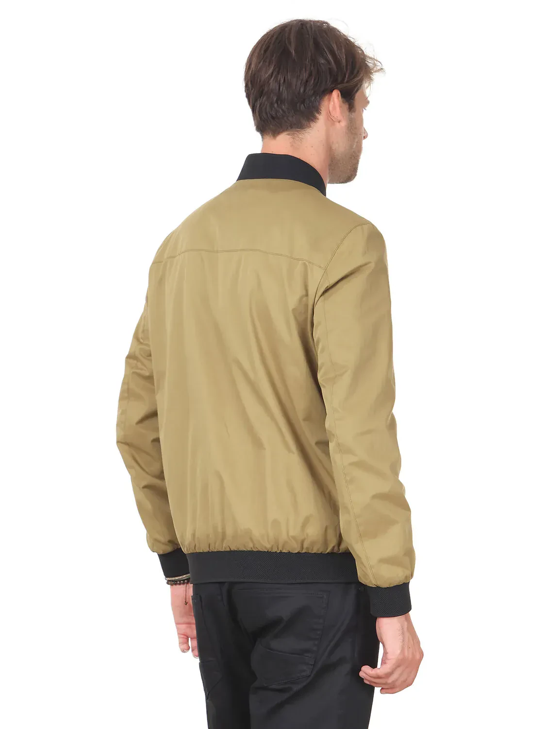 Oil Green Weaving Coat - 5