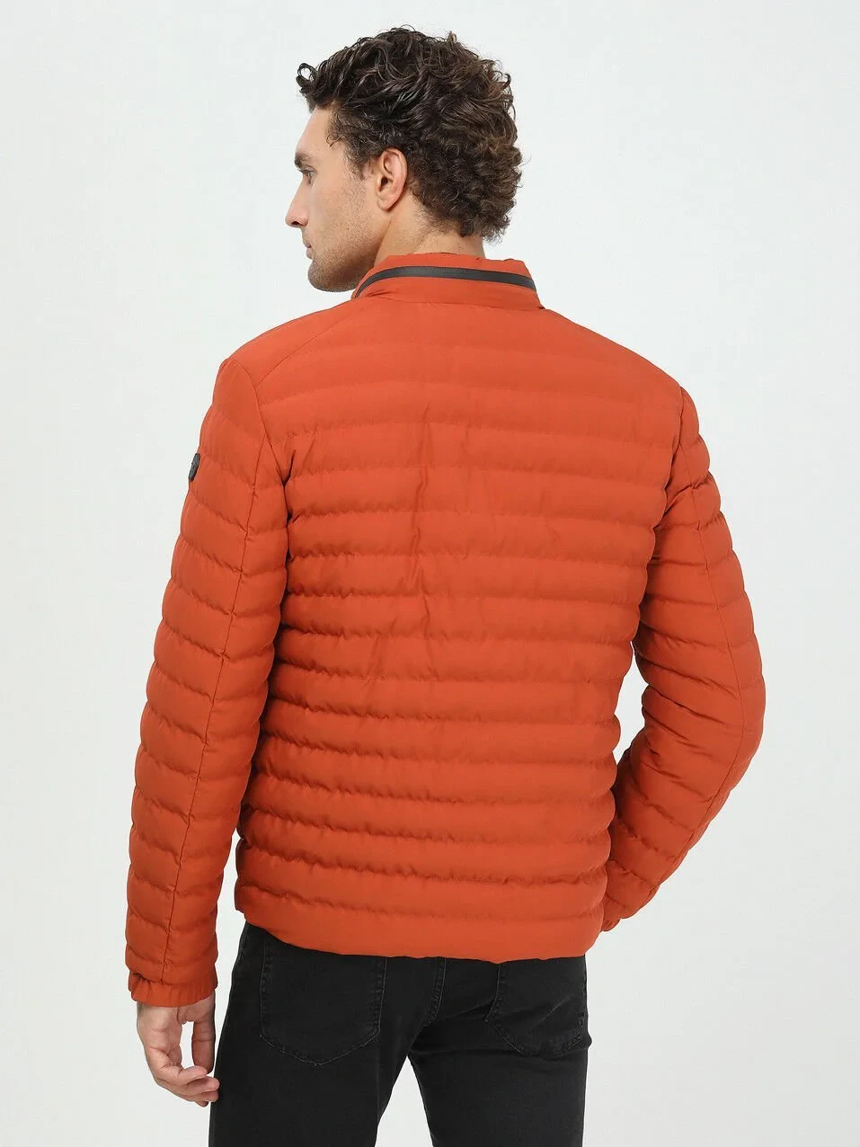 Orange Weaving Coat - 5