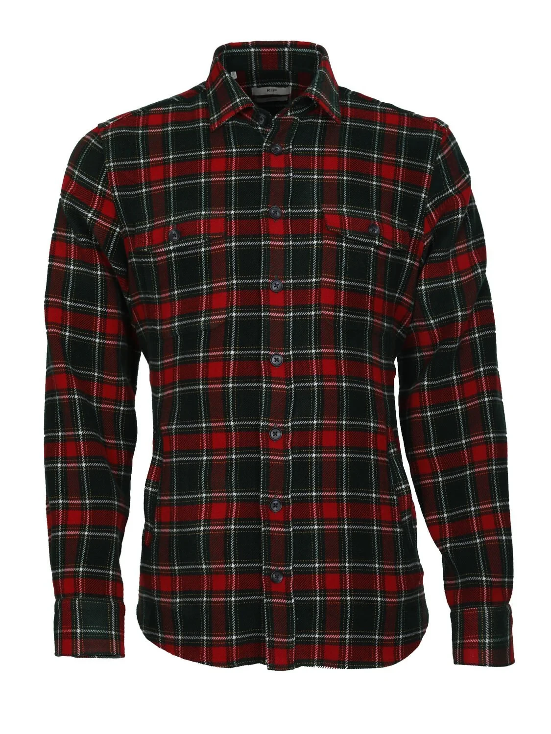 Red Checkered Regular Fit Weaving Casual Shirt - 6