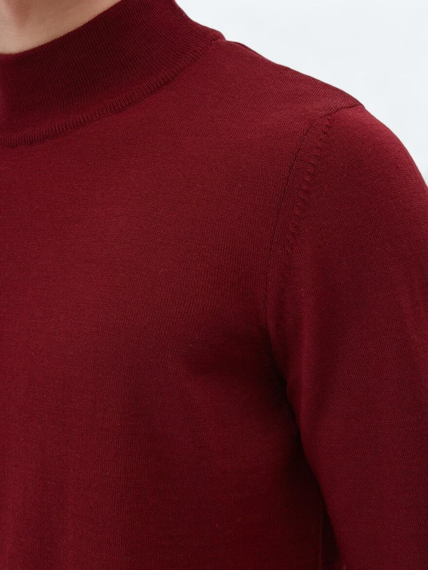 Red Knitwear Sweatshirt 