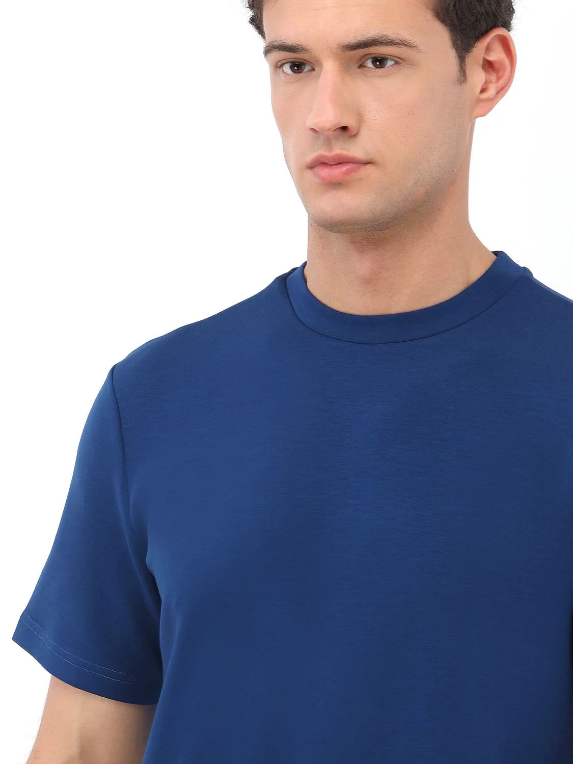 Saks Bisiklet Yaka T-Shirt - 3