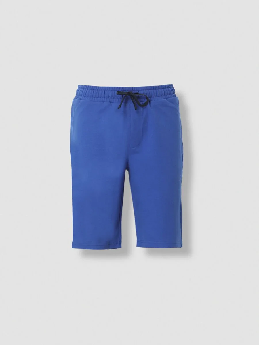 Saks Knitting Jogging Fit Sport Cotton Blended Bermuda - 5