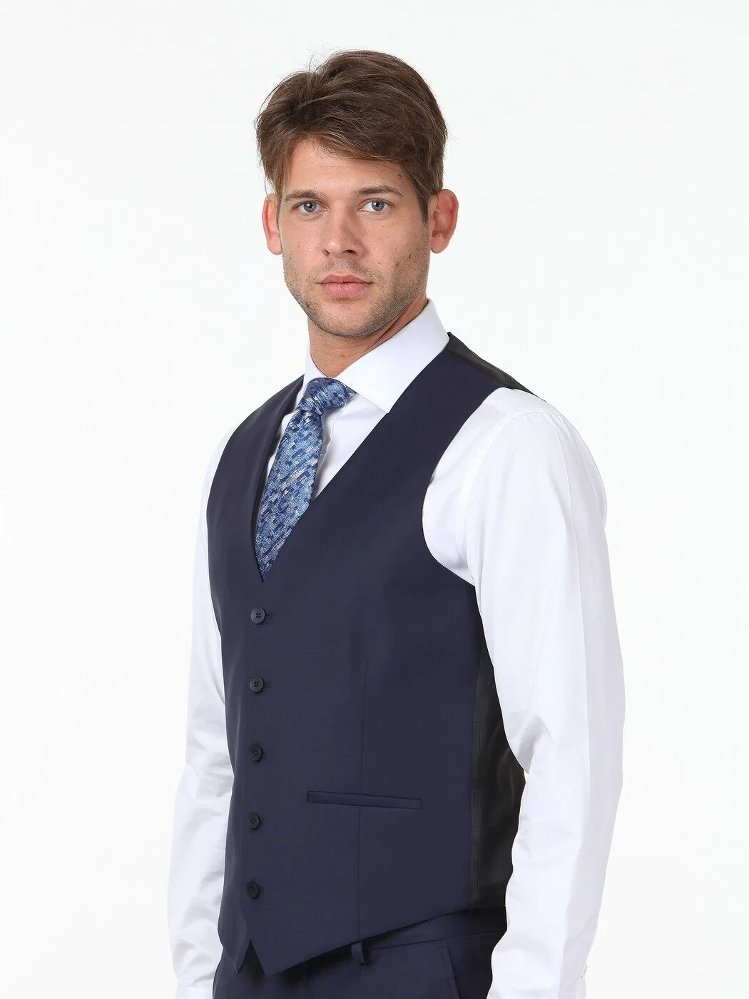 Saks Plain Classical Waistcoat - 3