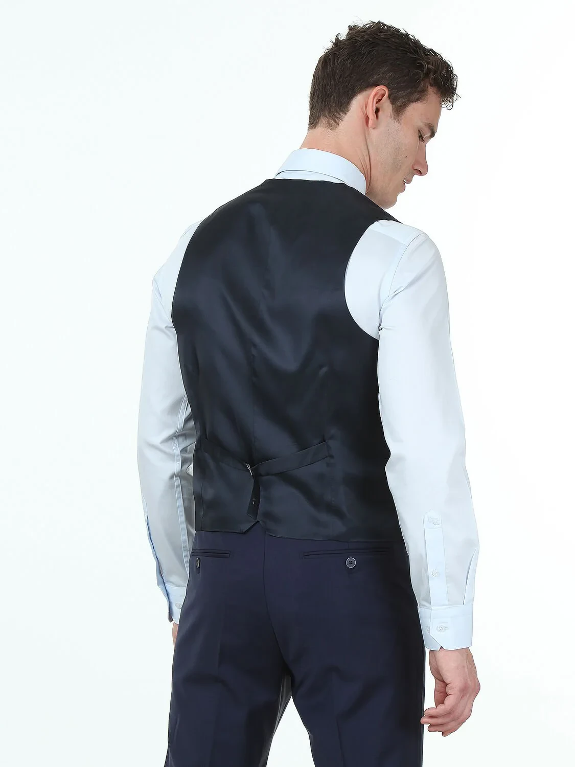 Saks Plain Classical Waistcoat - 4