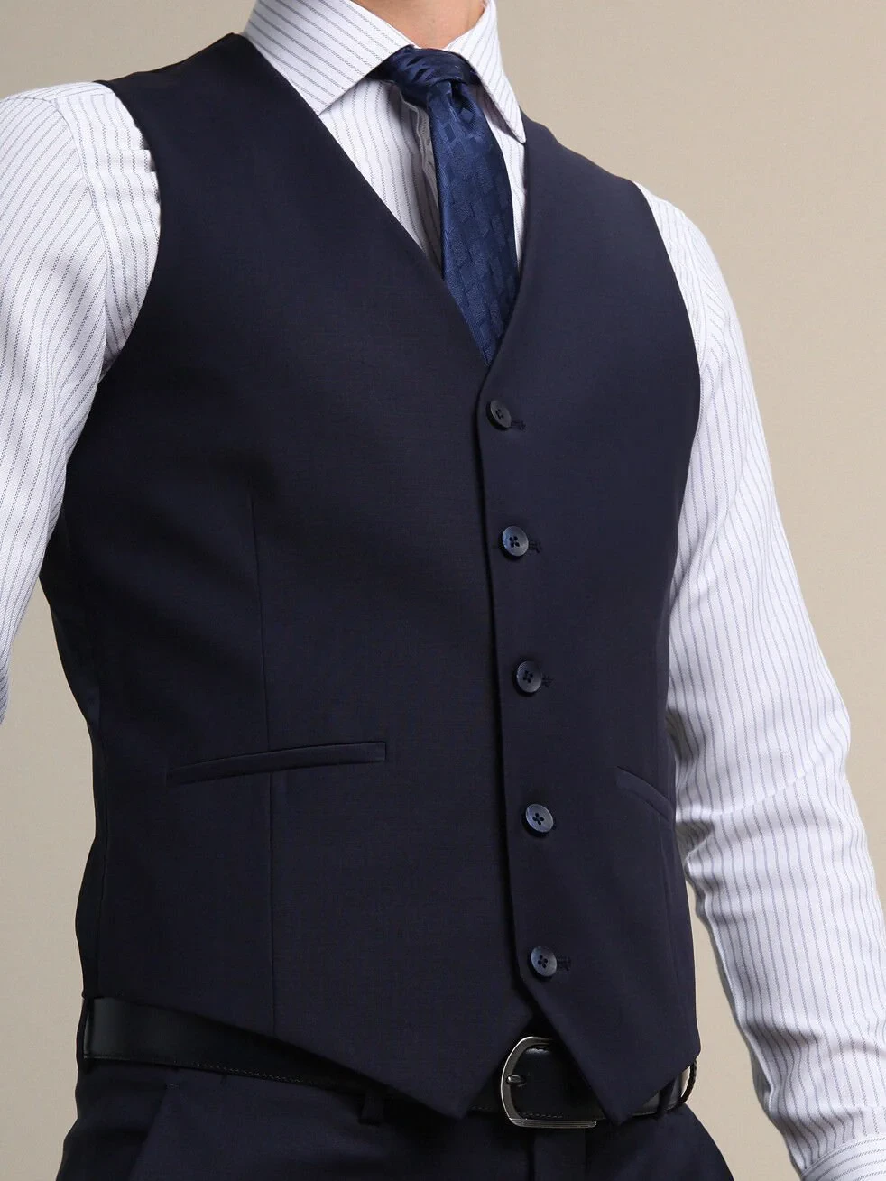 Saks Plain Classical Waistcoat - 2