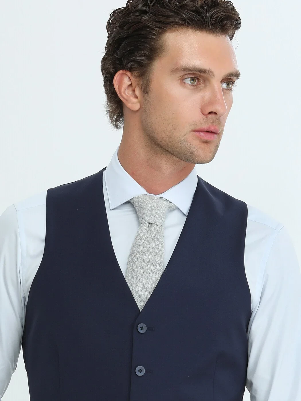 Saks Plain Classical Waistcoat - 3